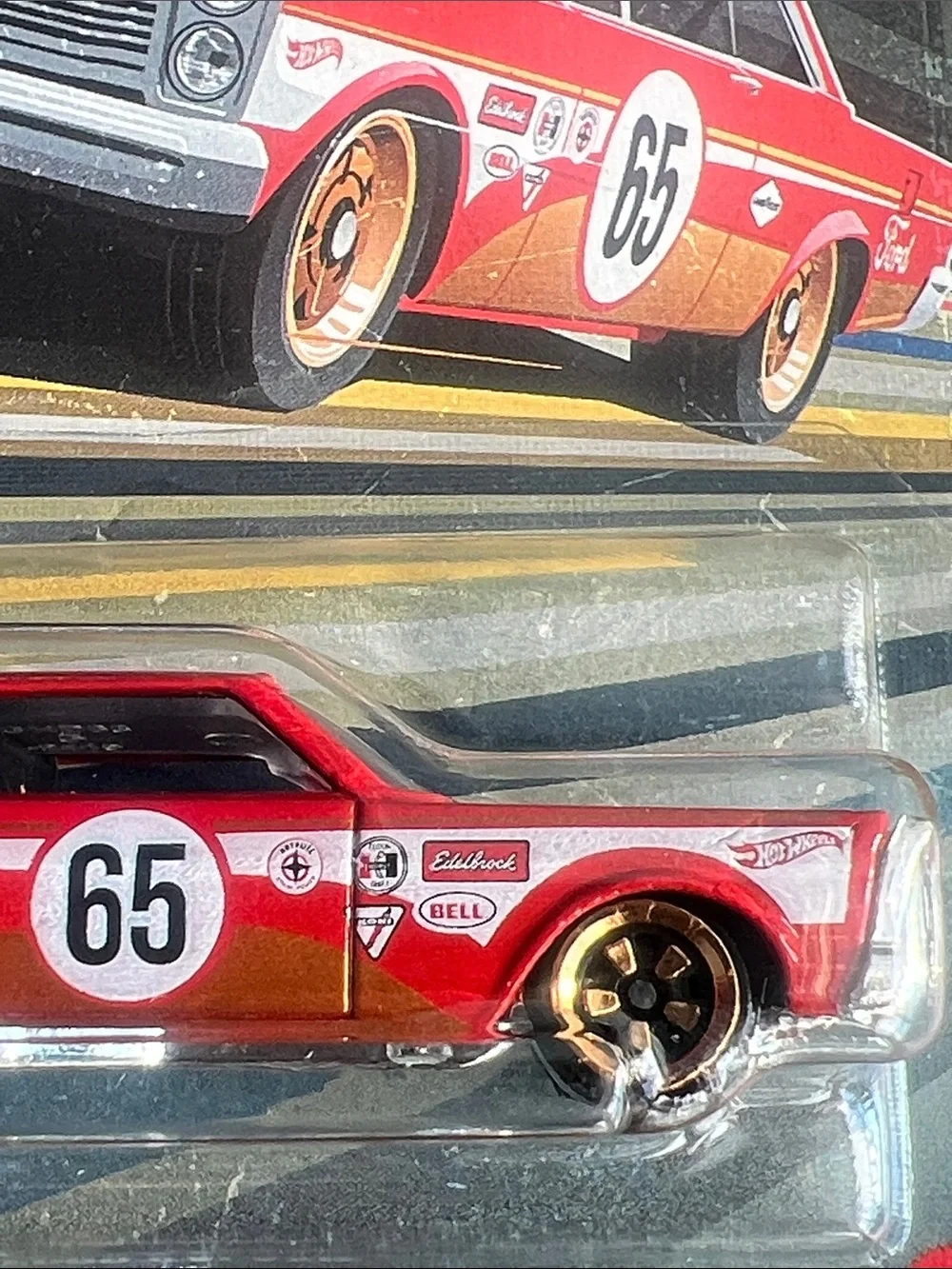 '65 Ford Galaxie Vintage Club 1968 Collectible Hot Wheels Silver Series
